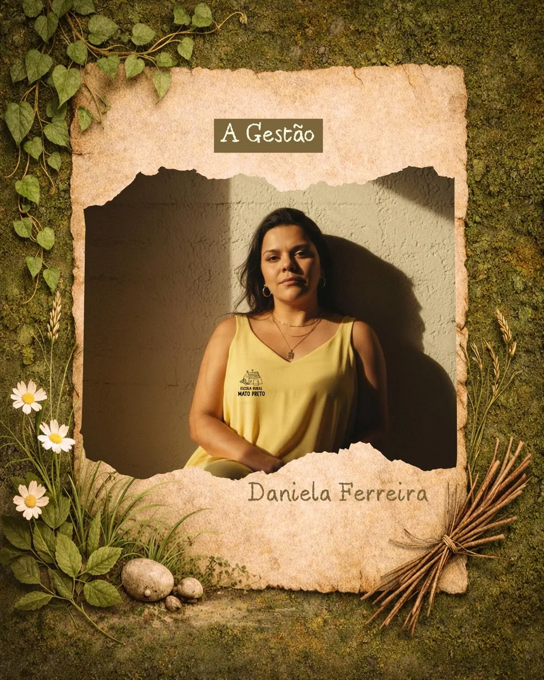 Retrato de Daniela Ferreira em luz natural